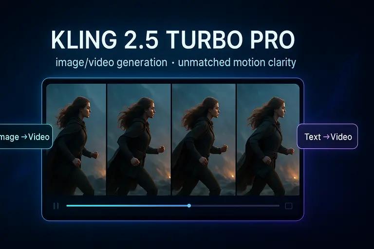 Kling 2.5 Turbo Pro Video Generator