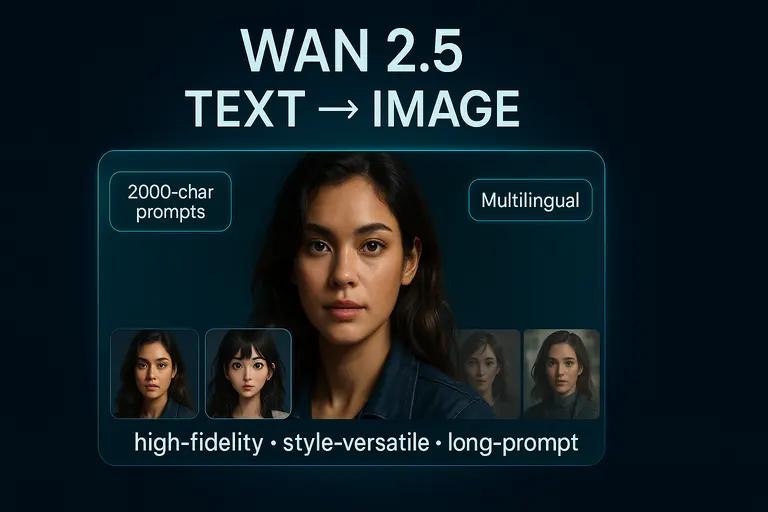 Wan 2.5 Image Generator