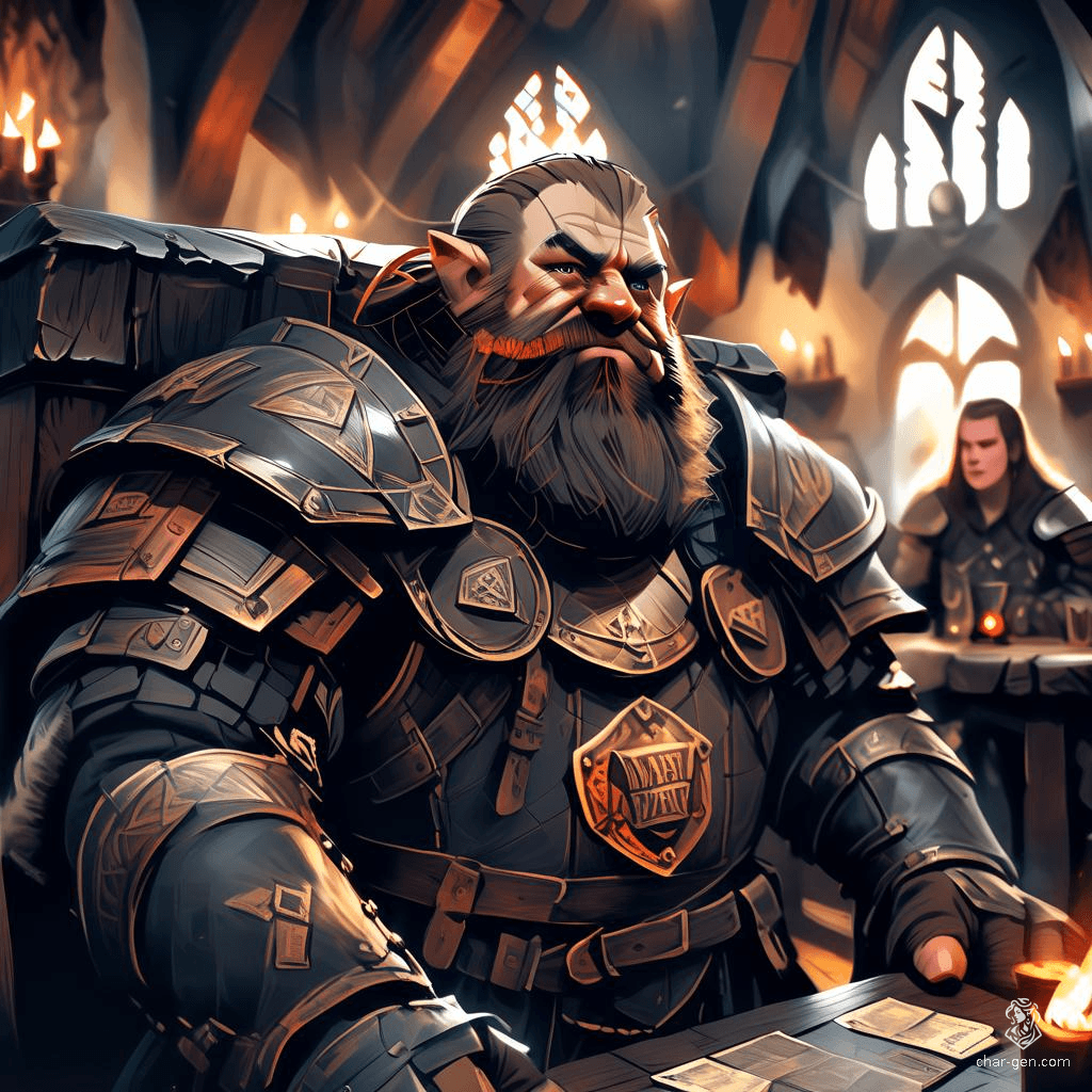 A sturdy and resilient warrior, the dwarf is a master of craftsmanship and stonework. With a long beard and an affinity for combat, they thrive in mountainous realms, forging legendary weapons and treasures. Loyal and brave, dwarves stand as fierce protectors of their kin and homeland.