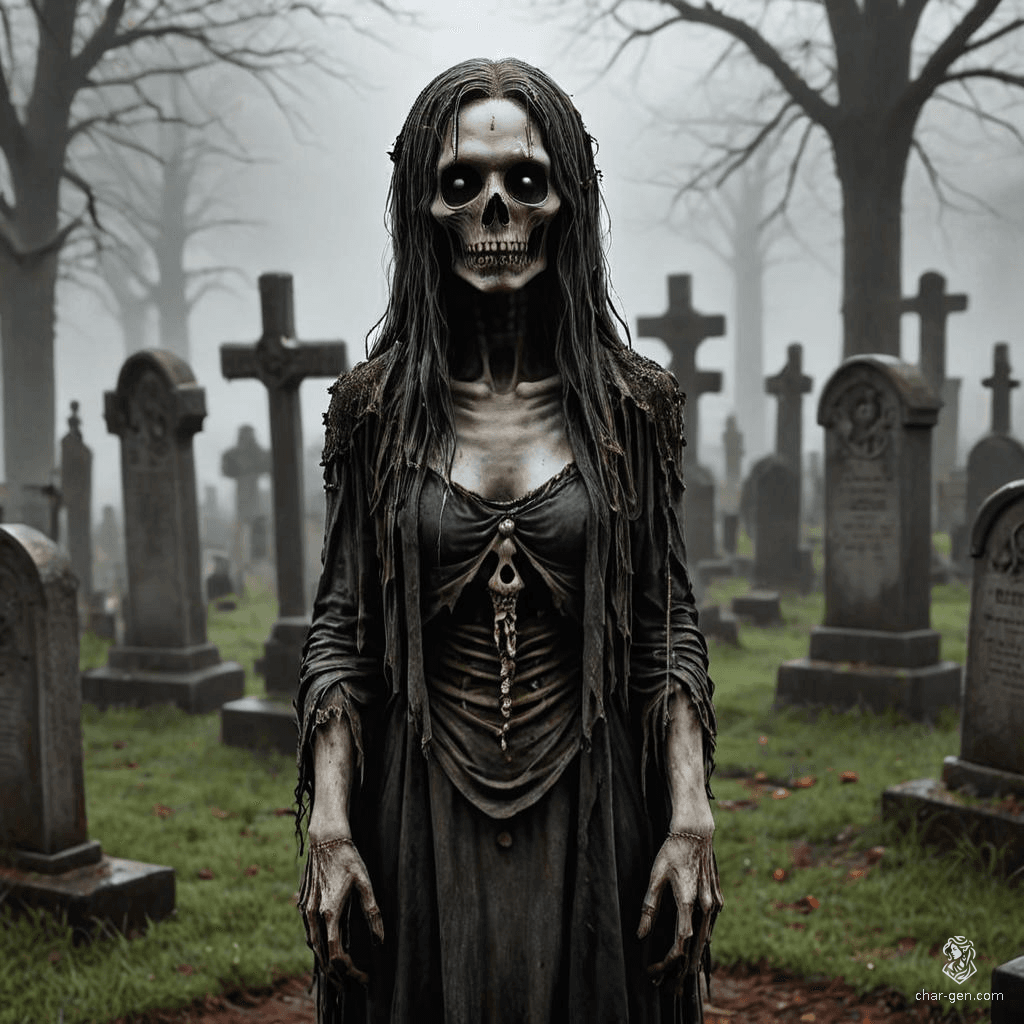 A decaying, scarred-skinned zombie clad in knight's armor lumbers slowly, its vacant gaze piercing. Despite its sluggish pace, the reanimated corpse’s striking contrast between ancient, scarred flesh and weathered armor instills a sense of eerie dread.
