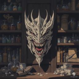 The Shield of Teeth is a legendary artifact born from shadowy whispers and untold horrors. Constructed entirely of razor-sharp white teeth and sinister mouths, it deflects both physical and magical assaults. When wielded, the shield emits a bone-chilling shriek, instilling terror in enemies while bestowing the wielder with unfathomable protection.