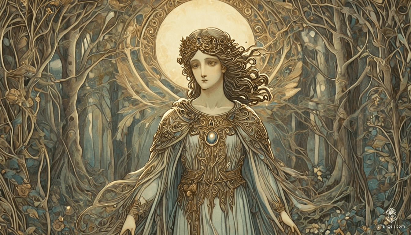Elysia, the radiant aasimar, possesses a gentle, ethereal glow that surrounds her divine form. With her unusual, captivating eyes reflecting the hues of twilight, she embodies both celestial grace and human tenacity, a beacon of hope in a world shrouded in darkness.