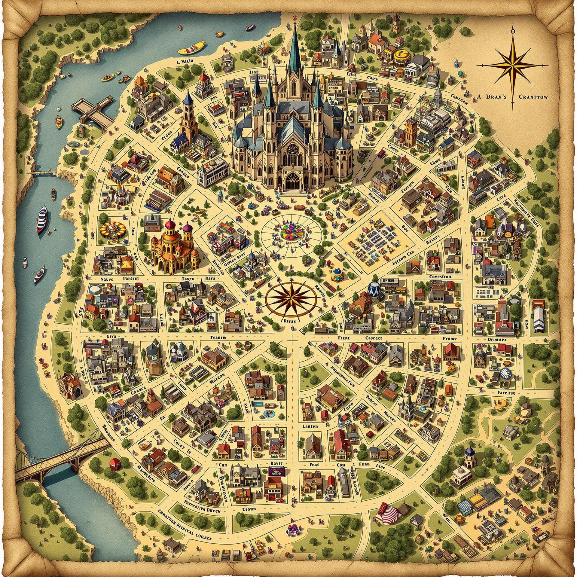 "CharGen Mardi Gras Townmap Showdown" hero artwork