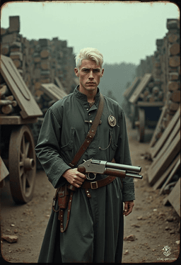 Percival Fredrickstein Von Musel Klossowski De Rolo III, an agile and intelligent young gunslinger from the noble Whitestone family, finds purpose in vengeance after escaping imprisonment. With his striking white hair and a heart full of grief, he crafts innovative weapons to reclaim his lost legacy.