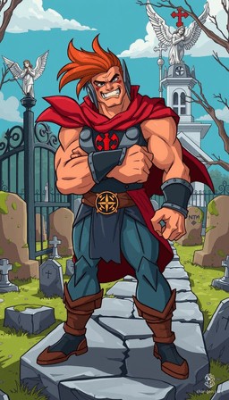 Thorne is a medium-built paladin-warlock with dignified aura and protective stance. They bear arcane sigils and exude an aura of magic. Exceptionally strong, hardy, wise, charming, and intelligent, their anger stems from a haunting past and a pact with shadowy forces.