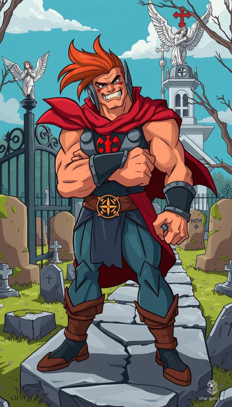 Thorne is a medium-built paladin-warlock with dignified aura and protective stance. They bear arcane sigils and exude an aura of magic. Exceptionally strong, hardy, wise, charming, and intelligent, their anger stems from a haunting past and a pact with shadowy forces.