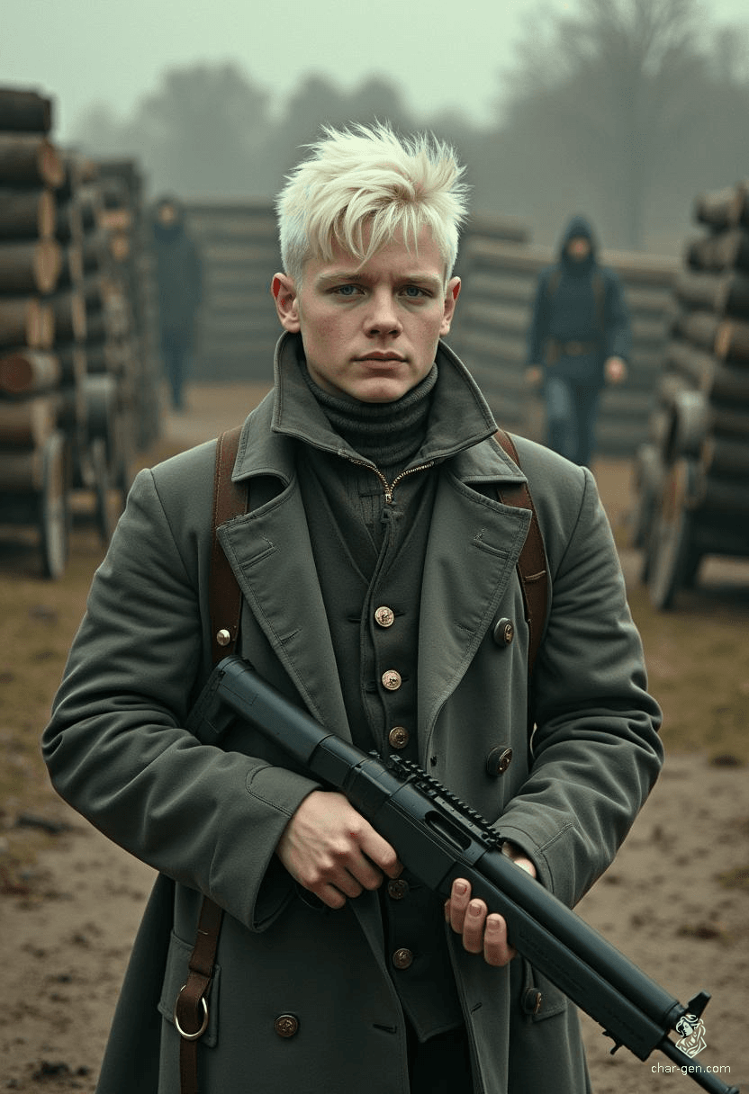 Percival Fredrickstein Von Musel Klossowski De Rolo III, an agile and intelligent young gunslinger from the noble Whitestone family, finds purpose in vengeance after escaping imprisonment. With his striking white hair and a heart full of grief, he crafts innovative weapons to reclaim his lost legacy.