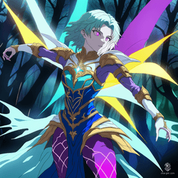 Elara is a radiant aasimar with a subtle celestial glow, embodying grace and purity. Her unusual, strikingly colored eyes reflect her divine heritage. With an aura of serenity and hope, she inspires those around her, wielding her angelic essence to guide and protect.