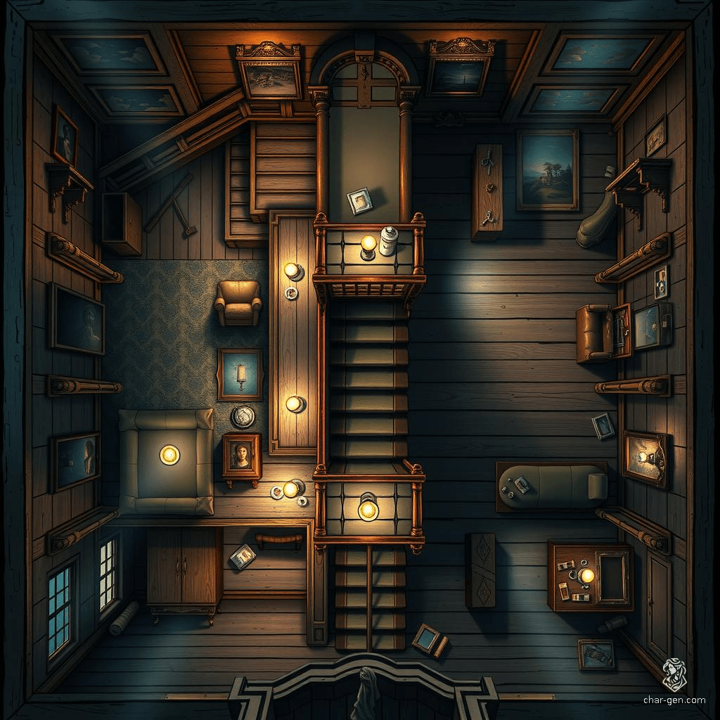 Step into a grand Georgian townhouse from Regency England, sprawling across four opulent rooms. Encounter lavishly furnished chambers, hidden passageways, and intricate traps. Whispering secrets haunt the aristocratic halls, inviting only the boldest adventurers to unveil its mysteries.