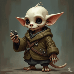Simon is an intrepid skeletal halfling investigator, driven by insatiable curiosity and sharp intellect. Despite his lack of ears, he possesses a keen ability to uncover hidden truths, navigating the shadows of his world with cunning and a unique perspective on the mysteries that beg to be solved.
