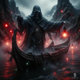 An ancient warlock, the old crone, blends frailty with arcane power. Wrinkled and haggard, her grey hair frames a face etched by time. Surrounded by a magical aura, she weaves sigils in shadows, her presence invoking both awe and dread in those who dare approach.