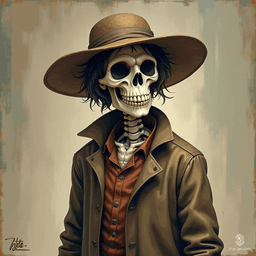 Simon, the skeletal halfling investigator, navigates the shadows with a keen intellect and insatiable curiosity. With hollow eye sockets that sparkle with mischief, he uncovers secrets of the realm, proving that even in death, his thirst for knowledge remains unquenchable.