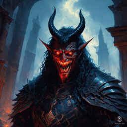 ### Character Information Summary
- **Character Name:** Inferno
- **Race/Species:** Demon
- **Class/Profession:** Sorcerer
- **Physical Appearance:**
  - **Height:** 6'2"
  - **Weight:** 180 lbs
  - **Hair Color:** Black
  - **Eye Color:** Glowing crimson red
  - **Distinguishing Features:** Devil horns, sharp teeth
  - **Body Type/Build:** Lean and muscular
- **Clothing and Armor:**
  - **Style:** Dark, flowing robes
  - **Color:** Deep crimson and black
  - **Notable Accessories/Jewelry:** Fiery pendant
- **Weapons and Equipment:**
  - **Primary Weapon:** Infernal staff
  - **Secondary Weapons:** Dagger of shadows
  - **Magical Items/Artifacts:** Tome of forbidden spells
- **Abilities and Skills:**
  - **Special Abilities:** Fire manipulation, illusions
  - **Powers:** Teleportation, mind control
  - **Proficiencies:** Arcane knowledge, combat tactics
- **Background and History:**
  - **Personal History:** Born in the nether realm, forged in chaos
  - **Significant Life Events:** Escaped a celestial battle, claimed power
  - **Affiliations/Relationships:** Allies with dark entities
- **Personality Traits and Alignment:**
  - **Personality Traits:** Cunning, charismatic, ruthless
  - **Moral Alignment:** Chaotic evil
- **Environment and Typical Setting:** Dark, smoky landscapes; charred ruins
- **Other Notable Details:** Known for manipulating emotions and creating chaos.