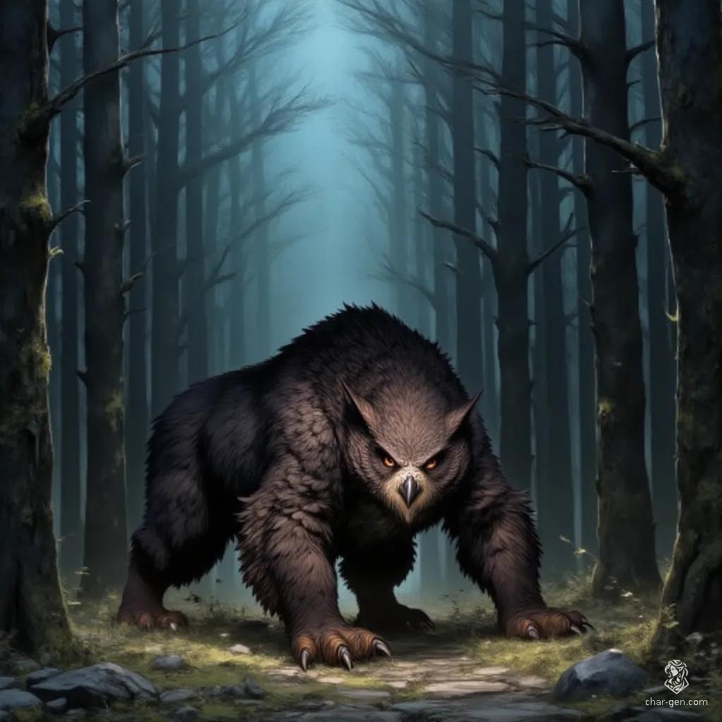 Owlbear - D&D Character Art