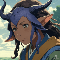 Lilith Valmoira, a 327-year-old Tiefling Druid, boasts earthy elements, animal companions, and wise intelligence. Long horns, a tail, green skin, and intricate hides distinguish her. Despite a turbulent past, she found solace in nature. Trapped in misty Barovia, she remains deeply connected to the natural world.