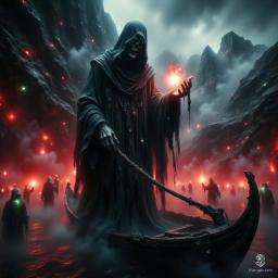 An ancient warlock, the old crone, blends frailty with arcane power. Wrinkled and haggard, her grey hair frames a face etched by time. Surrounded by a magical aura, she weaves sigils in shadows, her presence invoking both awe and dread in those who dare approach.