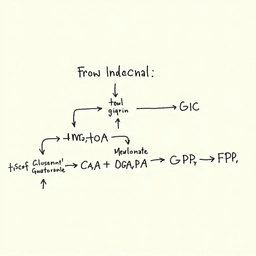 In a world where biochemistry intertwines with magic, HMG-CoA, a skilled Alchemist, condenses the essence of acetyl-CoA to forge powerful isoprenoid intermediates. Harnessing ancient knowledge, HMG-CoA crafts potent elixirs, influencing life and vitality across realms, all while battling the forces of chaotic decay.