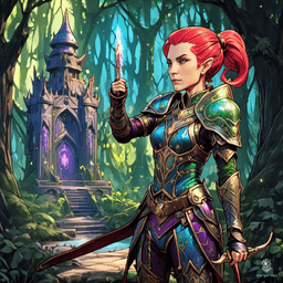 Graceful and ageless, elves are mystical beings known for their ethereal beauty and deep connection to nature. With pointed ears, sparkling eyes, and an innate mastery of magic, they often possess exceptional agility and skills in archery, serving as guardians of ancient forests and wisdom.