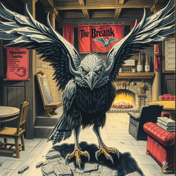 A cunning and malevolent creature, the Serpent-Osprey combines the swift, powerful wings of an osprey with the sinister, venomous head of a snake. Its sharp, strategic mind and lethal bite make it a formidable predator and a feared adversary in any fantasy realm.