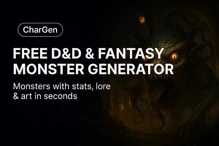 AI-generated fantasy monster and creature art