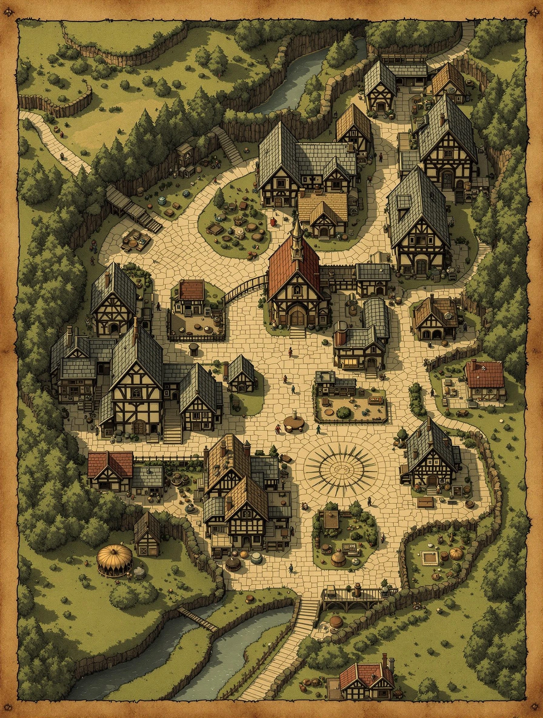 Townmaps art generator example