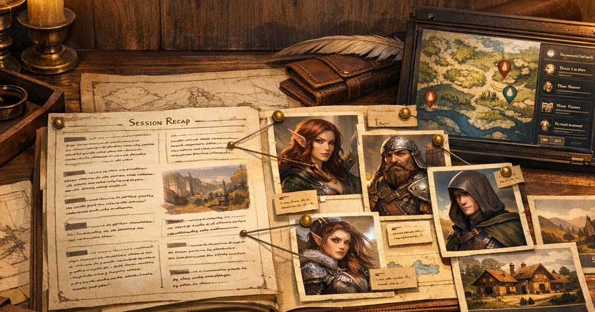AI Session Notes D&D Workflow for Consistent Campaign Art