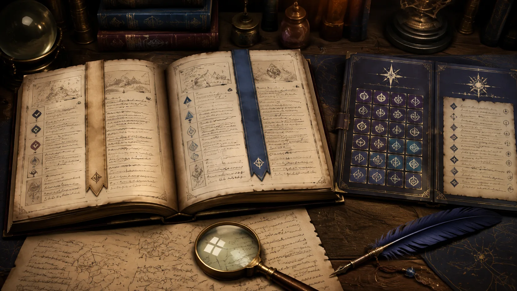 A ruleset check for a D&D spellbook compares 2014 and 2024 Wizard preparation, spell levels, source notes, and homebrew review