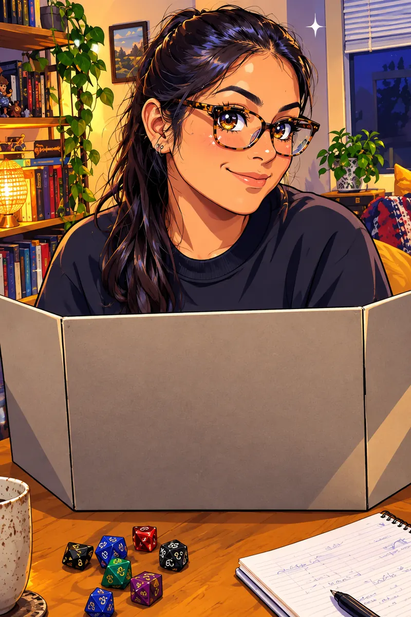 Low-detail anime portrait quality example