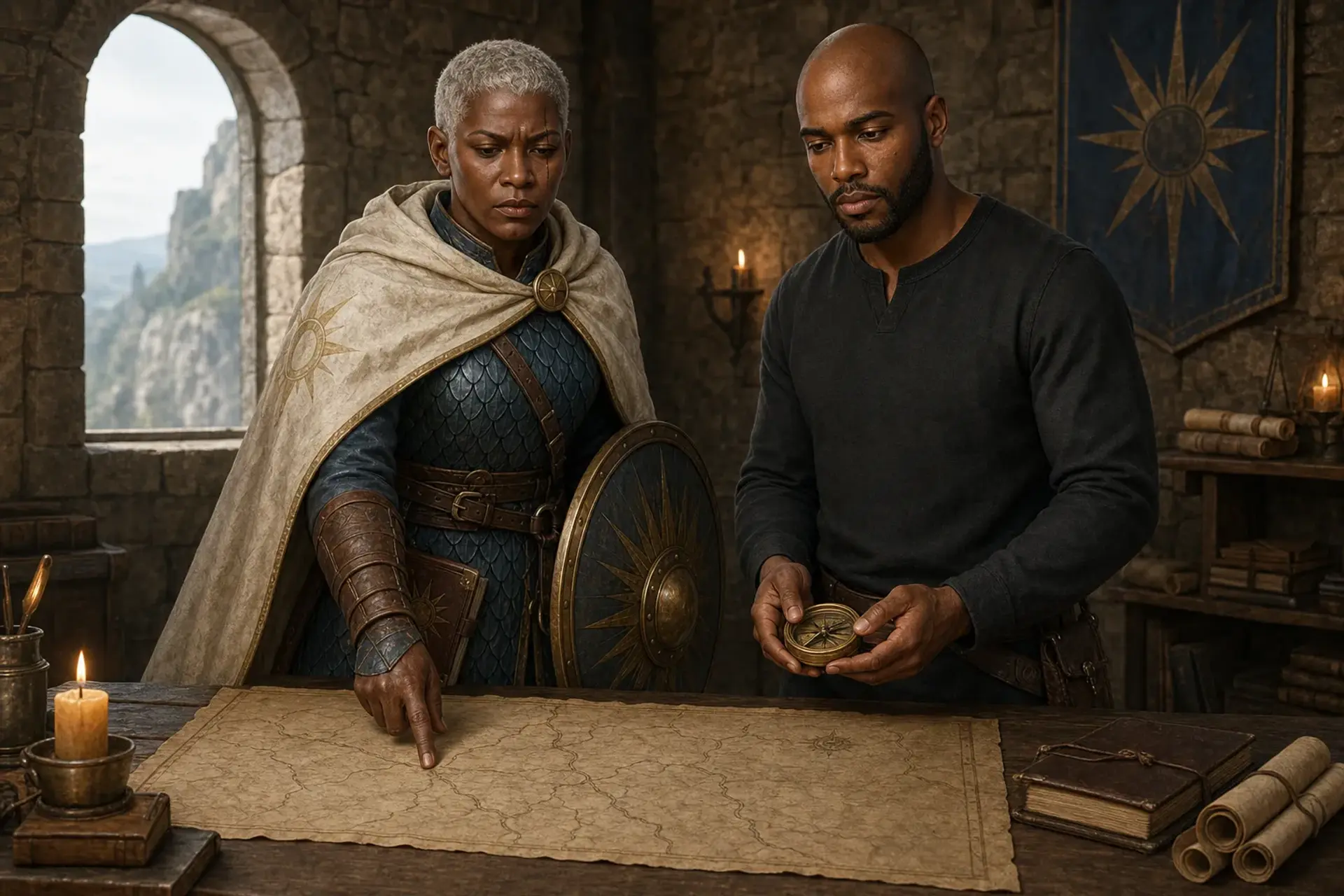 Multi-Character Scene example
