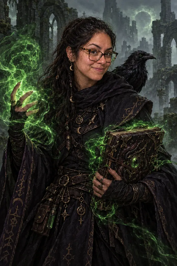 Photo to D&D Character example