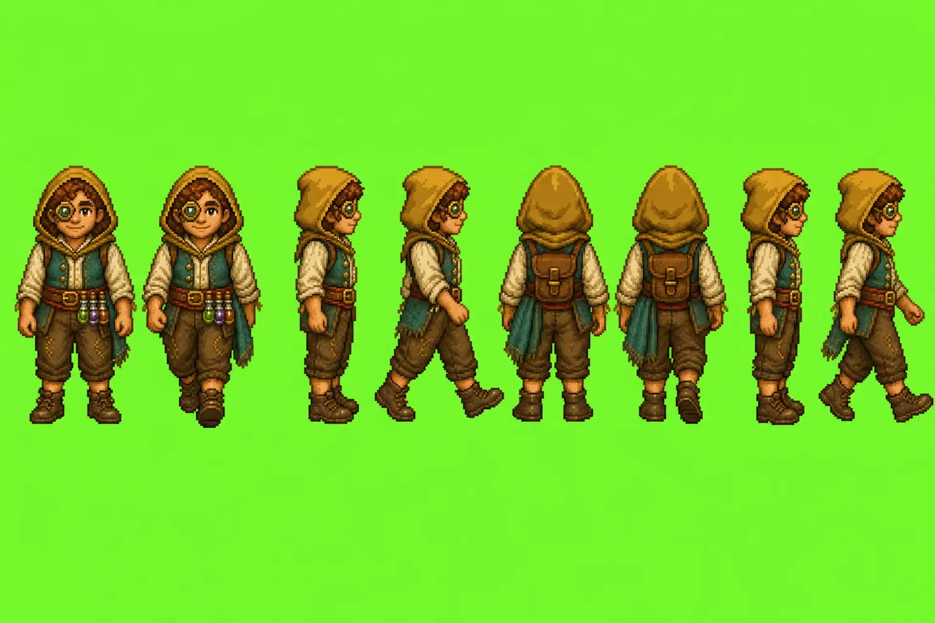 RPG Sprite Sheet example