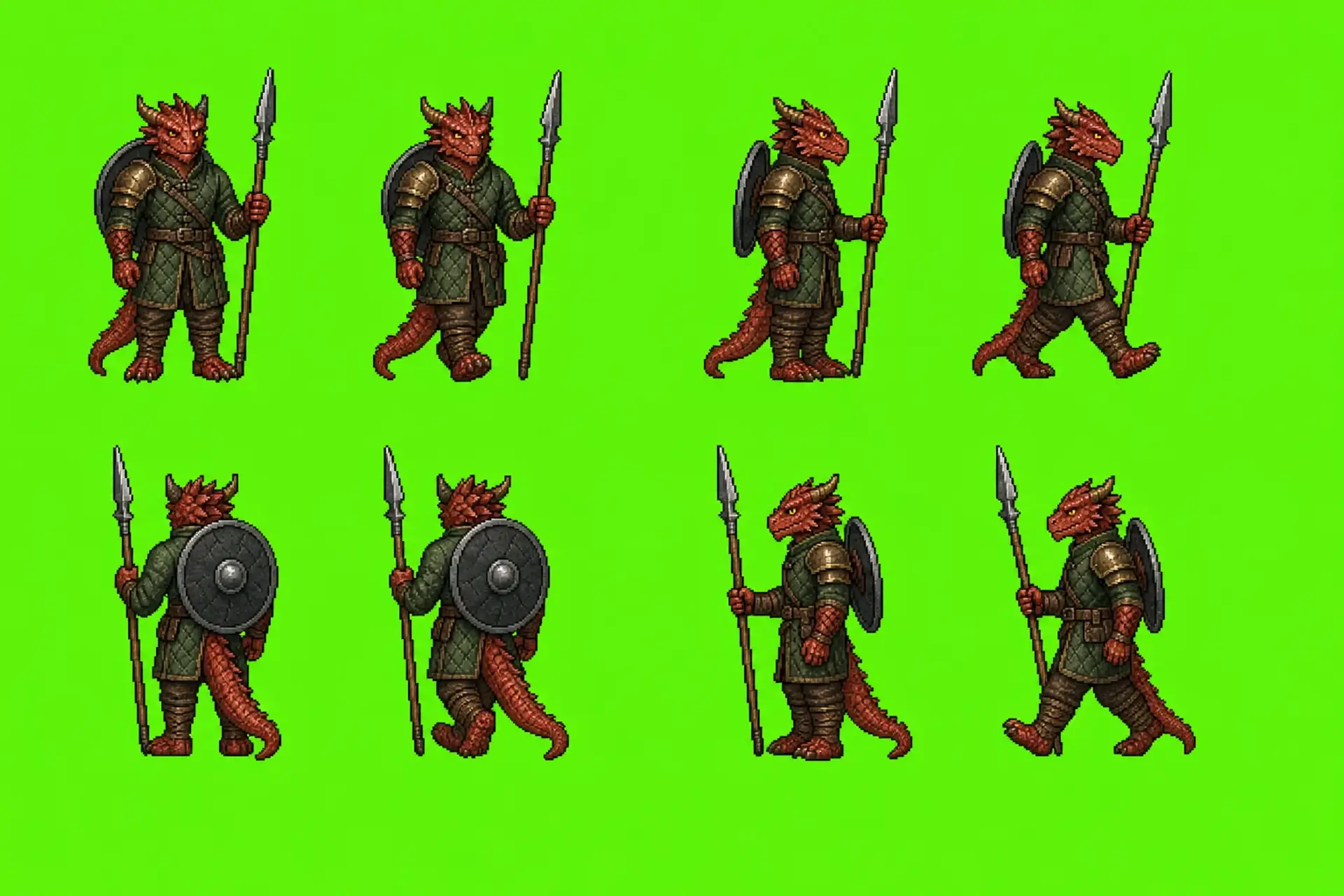Alternate RPG Sprite Sheet example