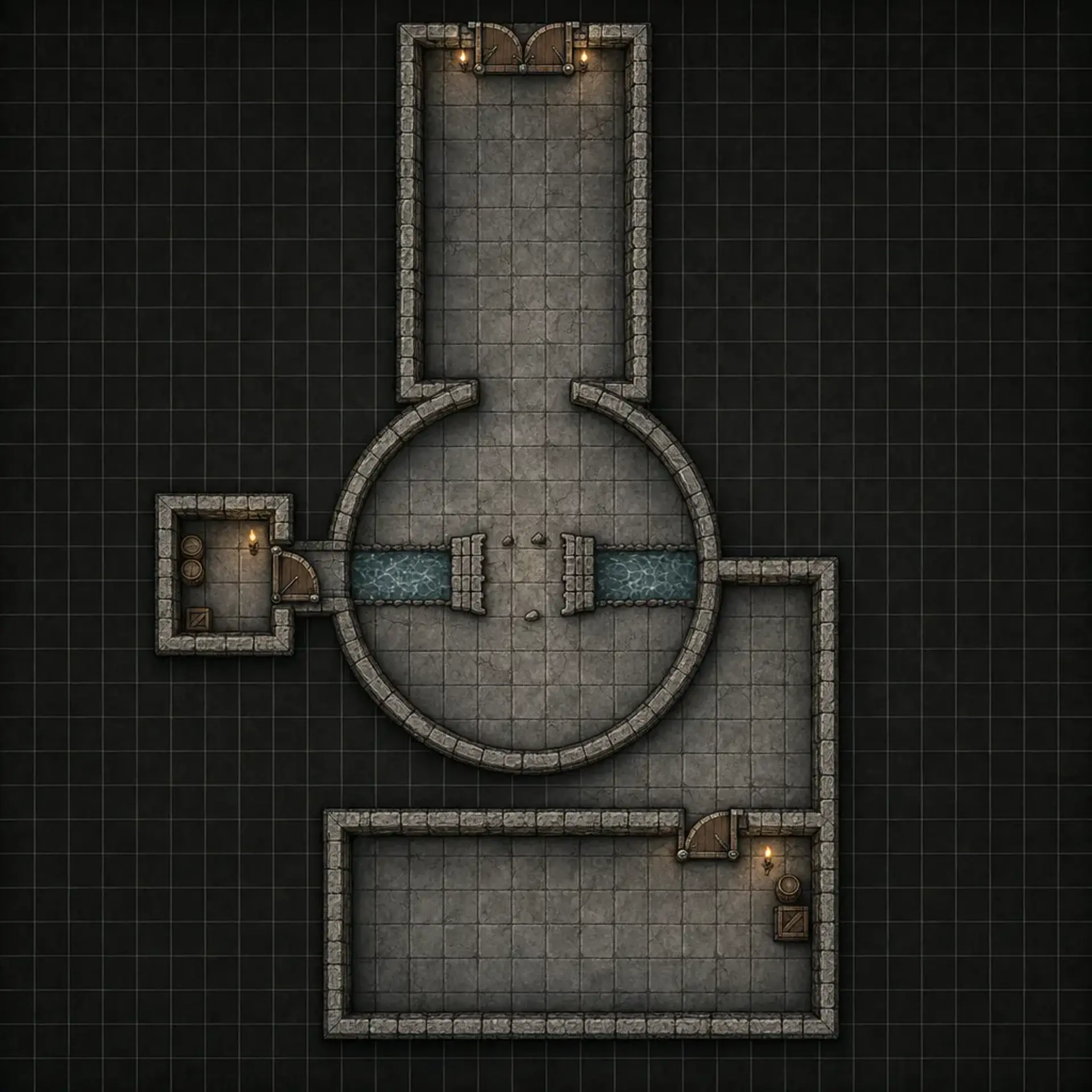 Sketch to Battlemap example
