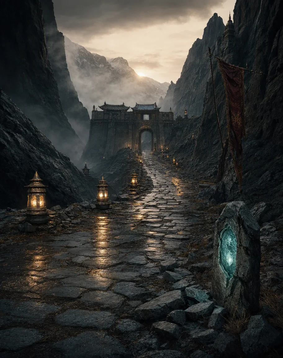 The Lantern Road gate