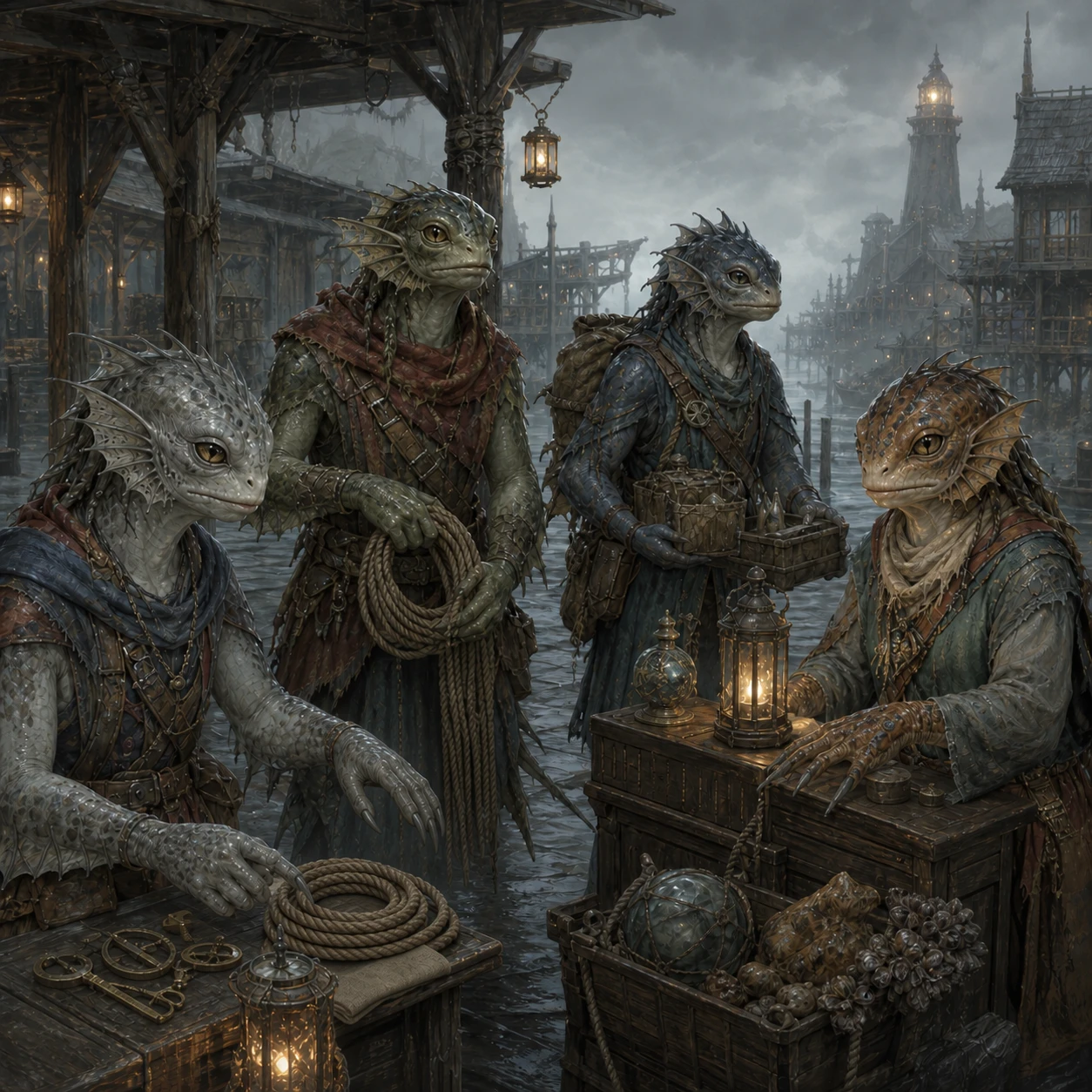 Approved text-free artwork for The Brinekin after a targeted edit removed generated writing.